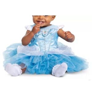Disney Cinderella Princess Halloween Costume Baby Infant 6-12 &12-18 Months NWT